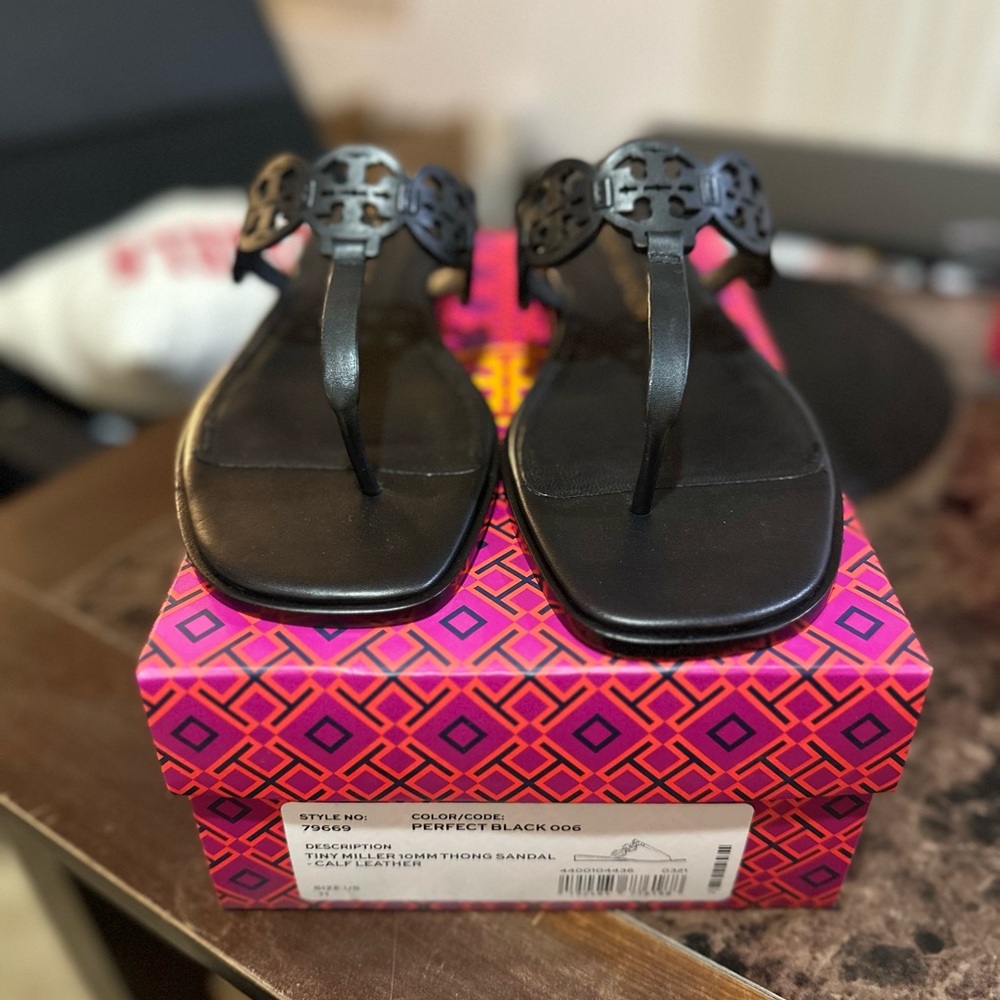 Tory Burch Tiny Miller 10mm Thong Sandals